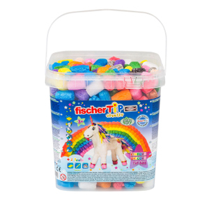 fischerTiP - Eimer - Einhorn - 600 Stück 