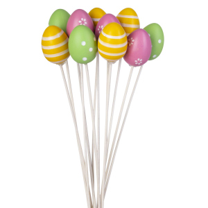 Blumenstecker Ei - ca. 4 cm - 12 Stück