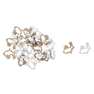 Streudeko - Hasensilhouetten - ca. 3 cm - 24 Stück