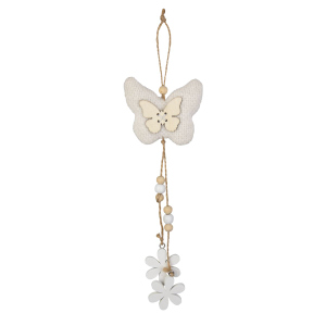 Dekohänger mit Blumen - ca. 36 x 8 x 2,5 cm - 1 Stück