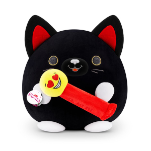 Snackles - Plüschfigur Katze mit PEZ - ca. 35 cm