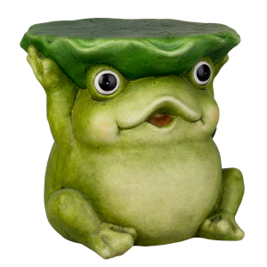 Dekohocker Frosch grün - ca. 30 x 30 x 30 cm
