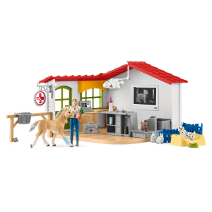 schleich® - FARM WORLD - Tierarzt-Praxis mit Haustieren - 42502