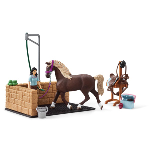 schleich® - HORSE CLUB - Waschplatz mit HORSE CLUB Emily & Laura - 42438
