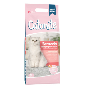 Katzenzubehör - Katzenstreu mit Baby Puder-Duft - 5L