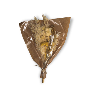 Mini-Trockenbouquet - gebleicht - ca. 25 cm