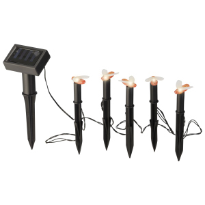 Solar Gartenstecker Set - Glühwürmchen - ca. 120 x 17 cm - 1 Stück