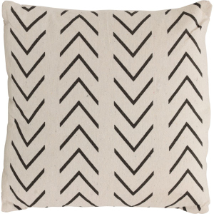 Deko Kissen - ca. 45 x 45 cm - weiss/schwarz