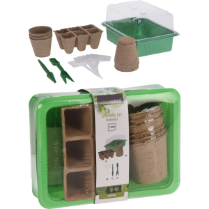 Pflanzenzucht Starter Set - 17 teilig - ca. 20 x 6 x 14 cm