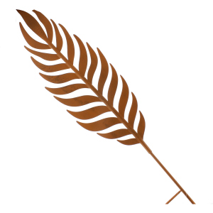 Pflanzenstecker - Farnblatt - ca. 27 x 1 x 122 cm