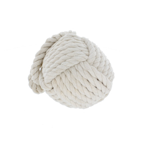 Türstopper in Knotenform - beige - Ø ca. 15 cm