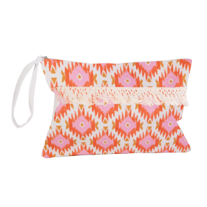 Bikinitasche - Retro - pink - ca. 28 x 20 cm