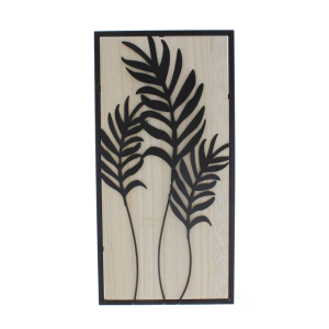 Wandbild - Blätterast - ca. 50 x 25 cm