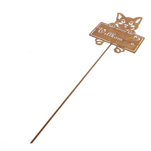 Pflanzenstecker - Willkommen - ca. 115 x 22 cm 