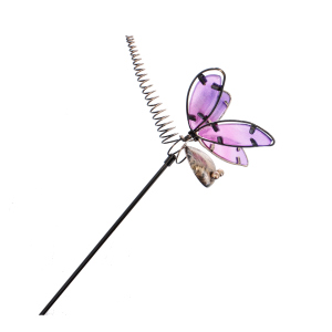 Pflanzenstecker - Libelle - lila - ca. 20 x 15 x 95 cm