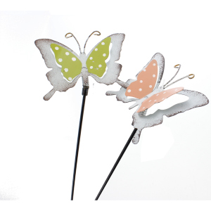 Pflanzenstecker - Schmetterling - klein - ca. 66 x 11,5 cm - 1 Stück