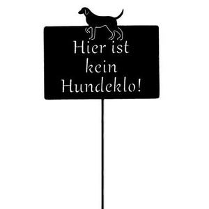 Pflanzenstecker - Hier ist kein Hundeklo - ca. 50 x 25 cm 