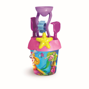 Sandeimergarnitur - Meerjungfrau mit Sandmühle - ca. Ø 18 cm