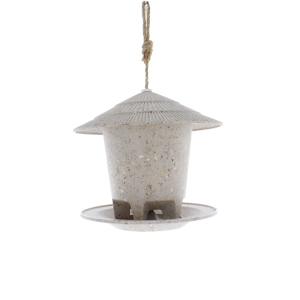 Tierbedarf - Vogelhäuschen Haus - braun - ca. 21,5 x 19 cm