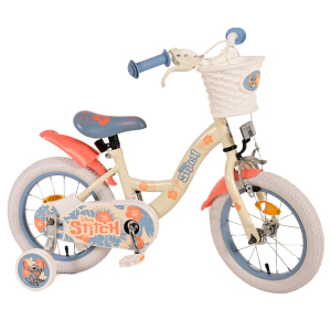 Disney Lilo & Stitch - Fahrrad - 14 Zoll - creme/blau/koralle
