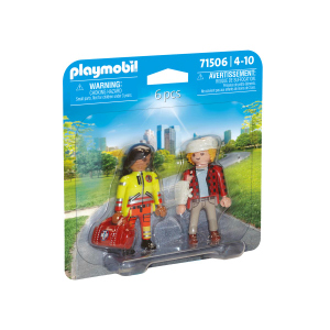 Playmobil® 71506 - Duo Pack Sanitäterin mit Patient - Playmobil® Duo Pack