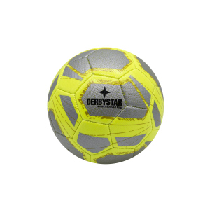Derbystar - Mini Fußball- Street Soccer - silber/gelb