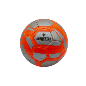 Derbystar - Mini Fußball- Street Soccer - silber/orange