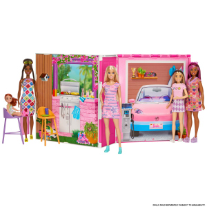 Barbie - Getaway - Ferienhaus mit Puppe - Spielset