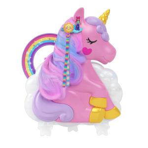 Polly Pocket - Einhorn Haarspiel Schatulle - pink