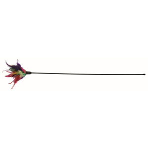 Katzenzubehör - Katzenspielzeug - Stab mit Federn - ca. 50 cm