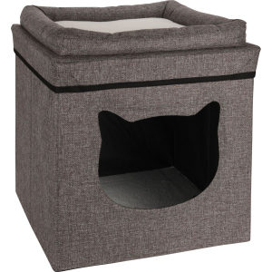 Katzenzubehör - Katzenlounge - verschiedene Farben - ca. 40 x 40 x 40 cm - 1 Stück