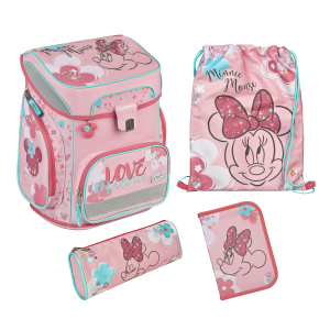 Minnie Maus - Scooli - Schulranzen - EasyFit - 5-teilig
