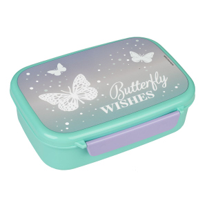Scooli - Brotdose - Butterfly - mit Einsatz