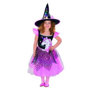 Kostüm - Einhorn-Hexe - in verschiedenen Größen erhältlich