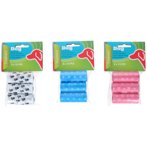 Hundezubehör - Hundekot-Sammeltüten - 3er Set - 1 Stück