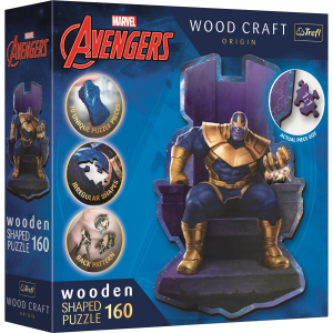 Marvel Avengers - Holz-Formpuzzle - Thanos - 160 Teile