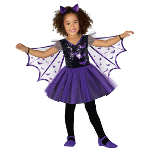 Kostüm - Fledermaus für Kinder - Größe 122/128