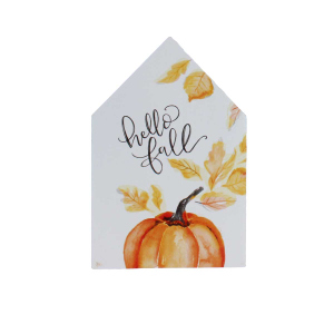 Dekohaus - Hello Fall - ca. 9,5 x 1,5 x 14,5 cm