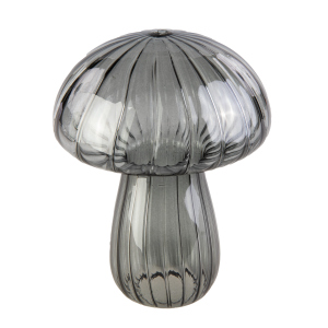 Dekopilz - schwarz transparent - ca. 8 x 13 cm