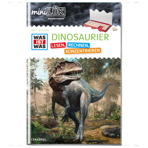 miniLÜK® - WAS IST WAS - Dinosaurier - Lesen, Rechnen, Konzentrieren
