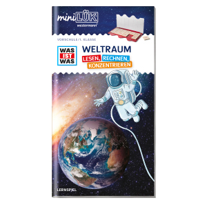 miniLÜK® - WAS IST WAS - Weltraum - Lesen, Rechnen, Konzentrieren