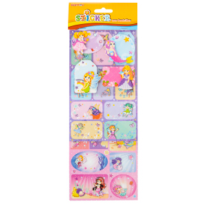 Besttoy - Geschenkaufkleber zum Beschriften - Prinzessin