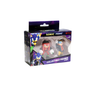 Sonic Prime - Sammelfiguren - 2er Pack - Knuckles NY und Dr. Don't