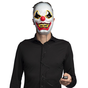 LED-Maske - Killer Clown - Einheitsgröße