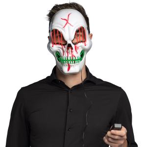 LED-Maske - Blood Skull - Einheitsgröße