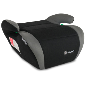 babyGO - Sitzerhöhung BOOSTER i-Size - schwarz/grau