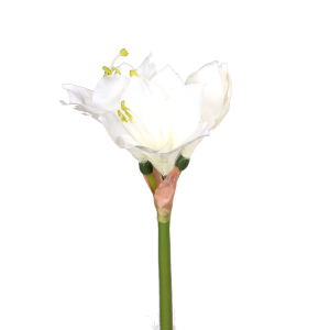 Kunstblume - Amaryllis - weiß - ca. 51 cm