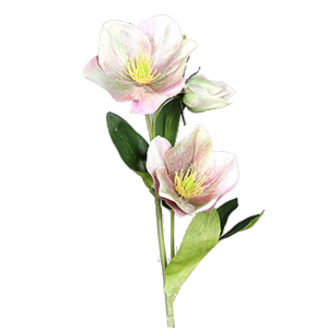 Kunstblume - Christrose - rosa - ca. 33 cm