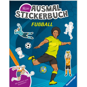 Mein Ausmalstickerbuch - Fußball