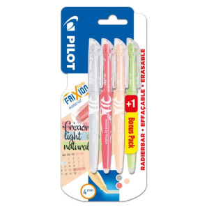 Pilot friXion light natural - Textmarker - Bonuspack 3+1
